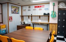 作業場と青いギター（就労継続支援B型事業所 NOBERUTE WORKS）