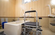 介護浴槽・専用の入浴キャリー（小規模多機能ホームのべる手）